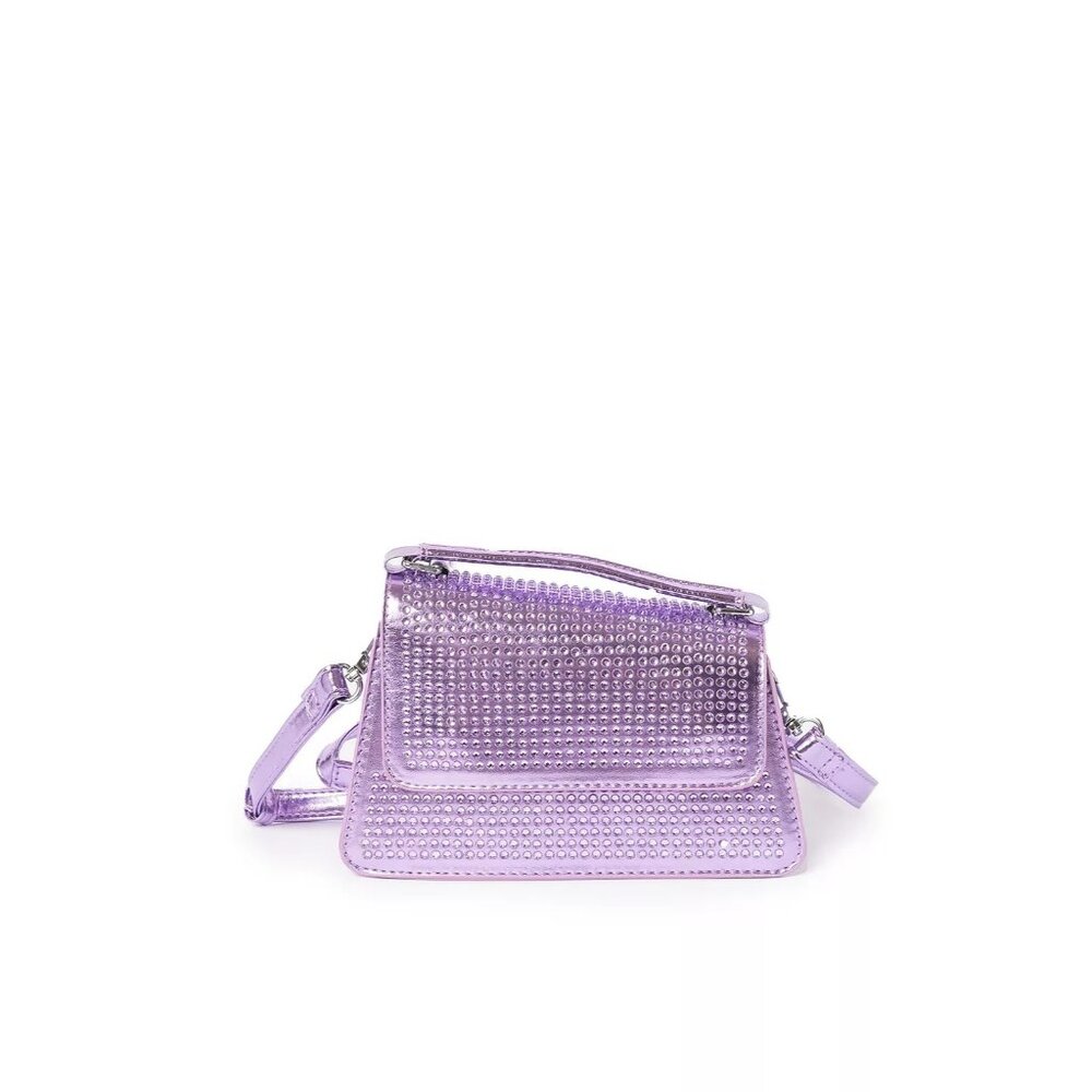 Skinnydip Women’s London April Lilac Sparks Crossbody Purple NWD